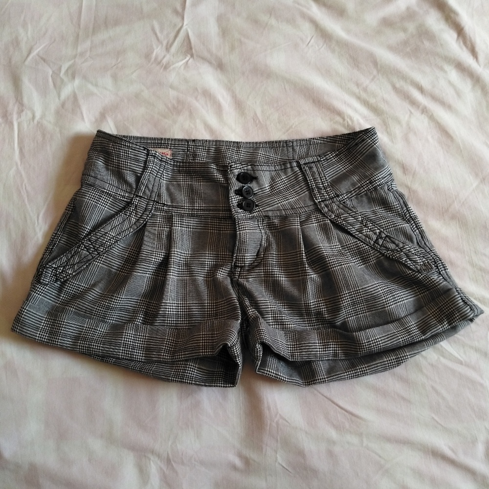 Black and White Shorts